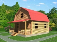 Дом из бруса Марсель 6х7,5 сруб с установкой Молодечненский район - Изображение #2, Объявление #1618466