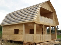 Садовый Дом из бруса Артем 6х6 сруб с установкой в Минской области - Изображение #2, Объявление #1625503