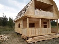 Садовый Дом из бруса Артем 6х6 сруб с установкой в Минской области - Изображение #4, Объявление #1625503