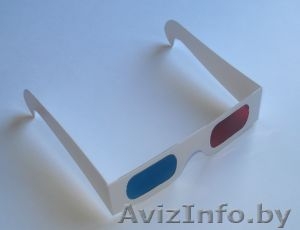 Картонные 3D анаглифные очки (красно-синие) - Изображение #1, Объявление #204602