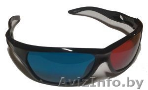 Пластиковые стерео очки 3D красно-синие (red/cyan) анаглиф - Изображение #1, Объявление #204600