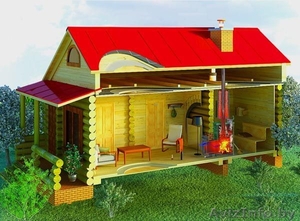 Баня сруб из бруса установка в Заславле недорого