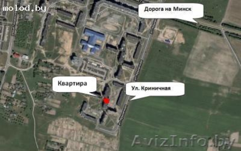 2-х комнатная квартира в Молодечно - Изображение #1, Объявление #157900