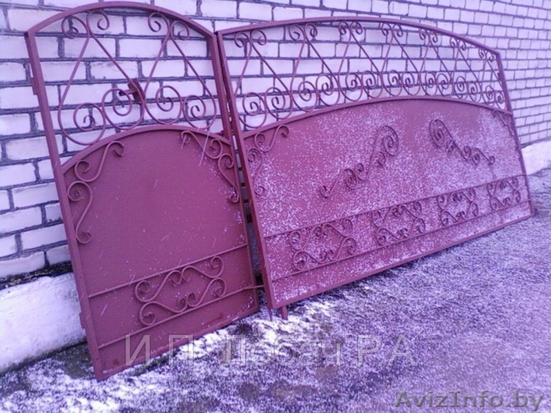 металлоизделия, ворота гаражные и въездные, козырьки, перила,котлы банные и др. - Изображение #2, Объявление #530212