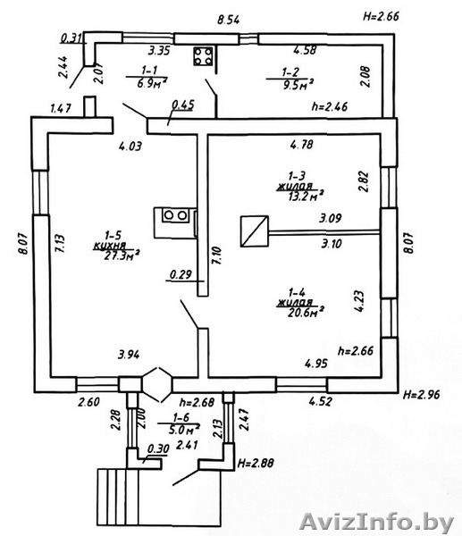 Добротный дом в д.Красное, Молодечненского р-на (45 км от МКАД, 15км от г.Молоде - Изображение #9, Объявление #1394080