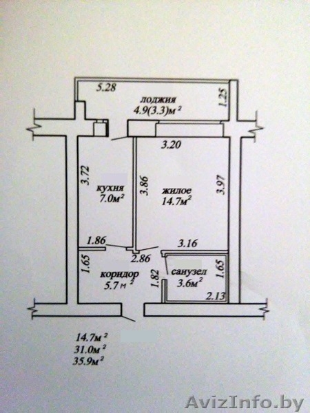 Продам уютную однокомнатную квартиру - Изображение #4, Объявление #1535002