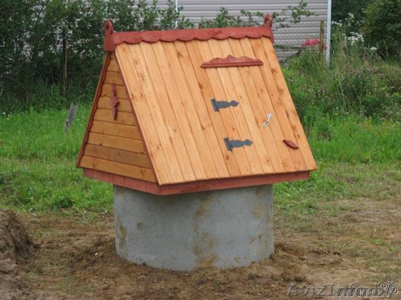  копка, чистка, углубление ремонт колодцев домик крышка на колодец - Изображение #3, Объявление #1535814