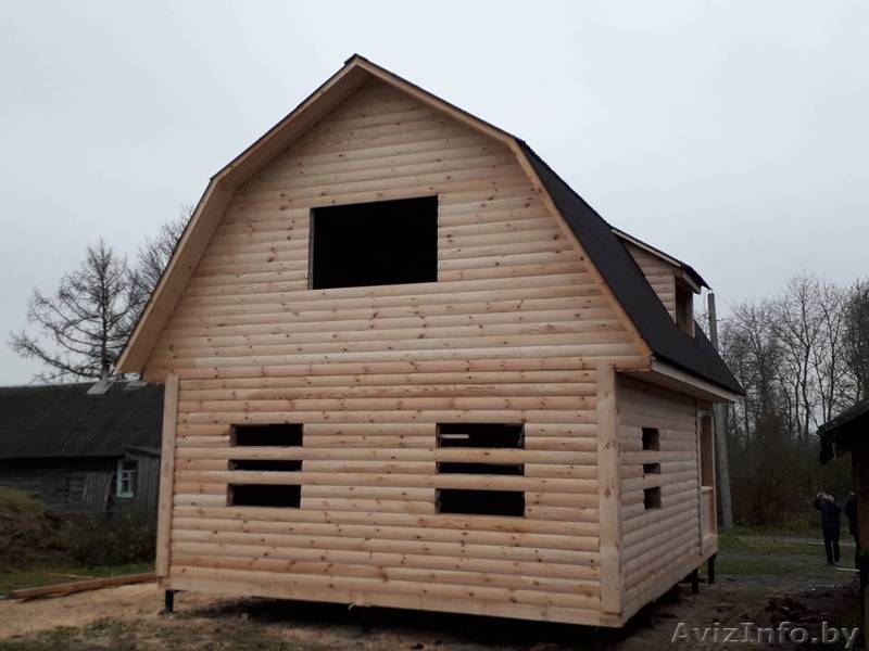 Дома из бруса сруб Эмиль 6 × 8, доставка-установка Молодечно - Изображение #5, Объявление #1614248