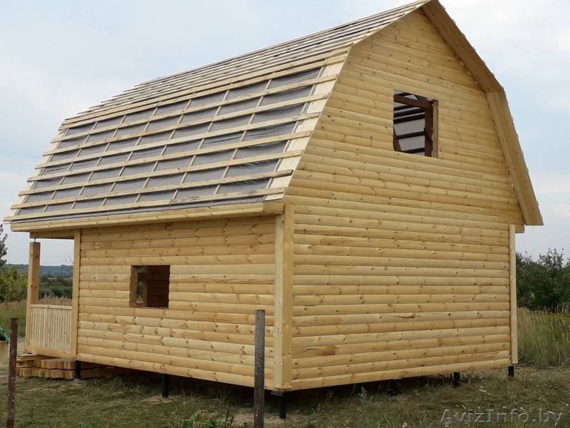 Садовый Дом из бруса Артем 6х6 сруб с установкой в Минской области - Изображение #3, Объявление #1625503