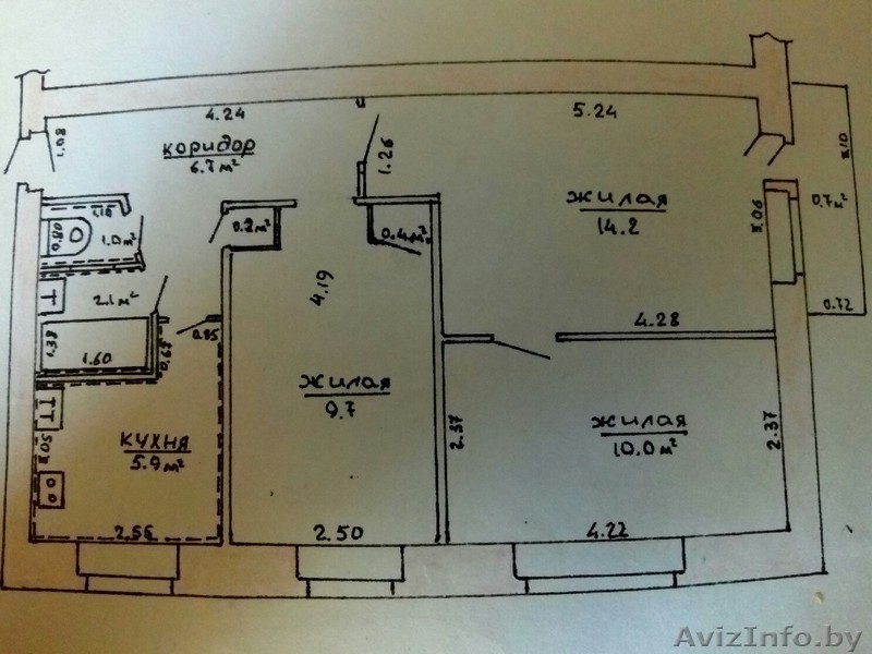 Продам 3х комнатную квартиру в центре. - Изображение #1, Объявление #1625553